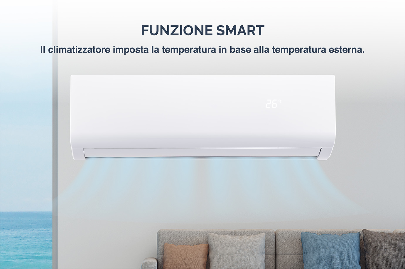 JCL CONDIZIONATORE 12000 BTU INVERTER A++