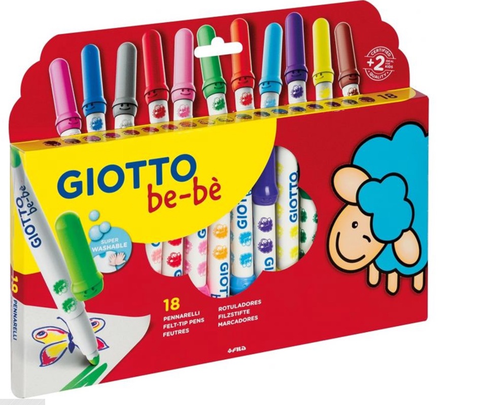 GIOTTO BEBE F478300 ASTUCCIO 18 PENNARELLI