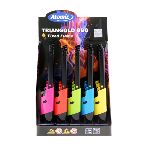ATOMIC ACCENDIGAS BBQ TRIANGOLO 5 COLORI - 4012700