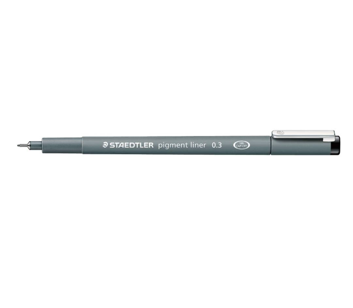 STAEDTLER FINELINER PIGMENT LINER 0.3MM NERO - 30803-9