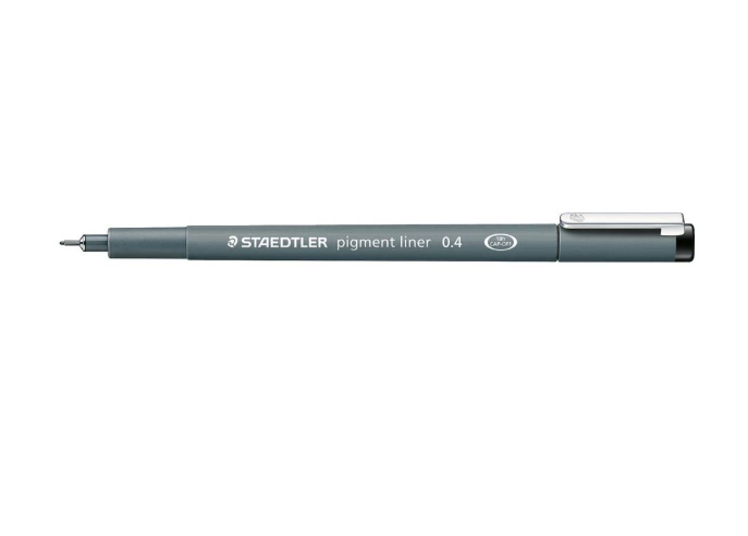 STAEDTLER FINELINER PIGMENT LINER 0.4MM NERO - 30804-9