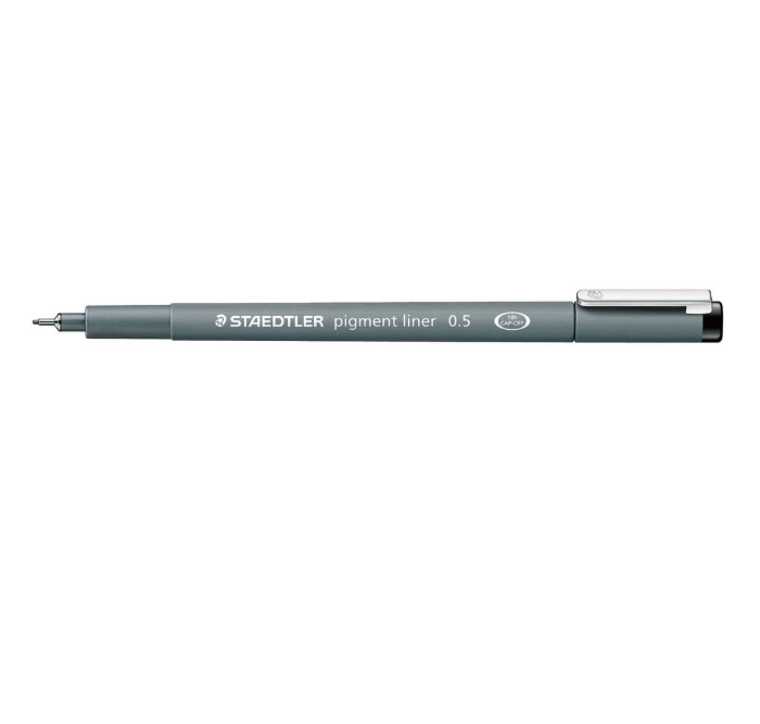 STAEDTLER FINELINER PIGMENT LINER 0.5MM NERO - 30805-9