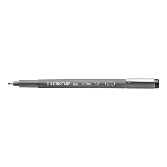 STAEDTLER FINELINER PIGMENT LINER 1.2MM NERO - 30812-9