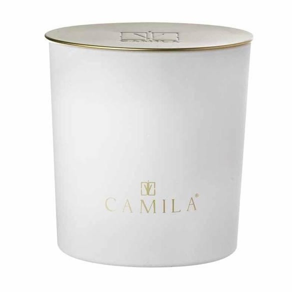 CAMILA CANDELA PROFUMATA 200GR BIANCA FRAGRANZA VINO ROSSO